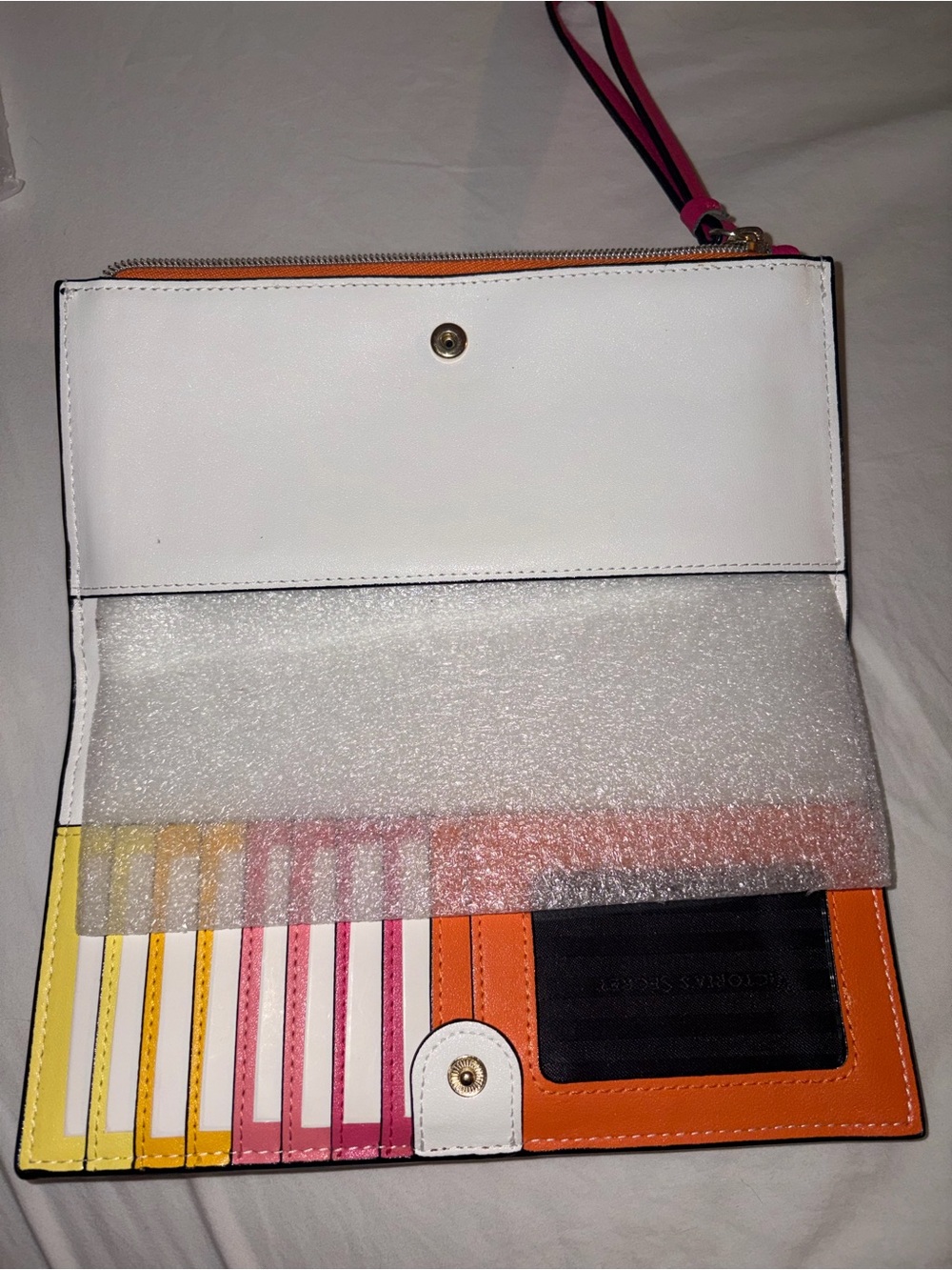 Victoria's Secret Bright Pink Wristlet Wallet - Picture 3 of 10